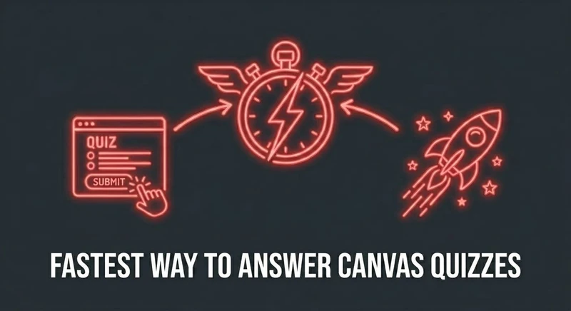 The Fastest Way to Answer Canvas Quizzes